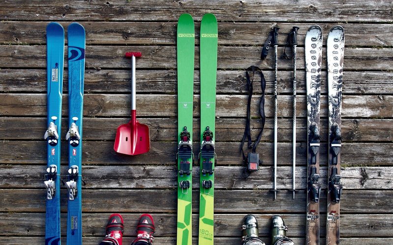 Normal post skiing